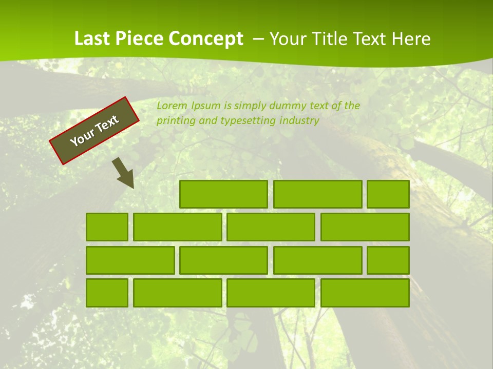 A Green Forest Powerpoint Presentation Template PowerPoint Template