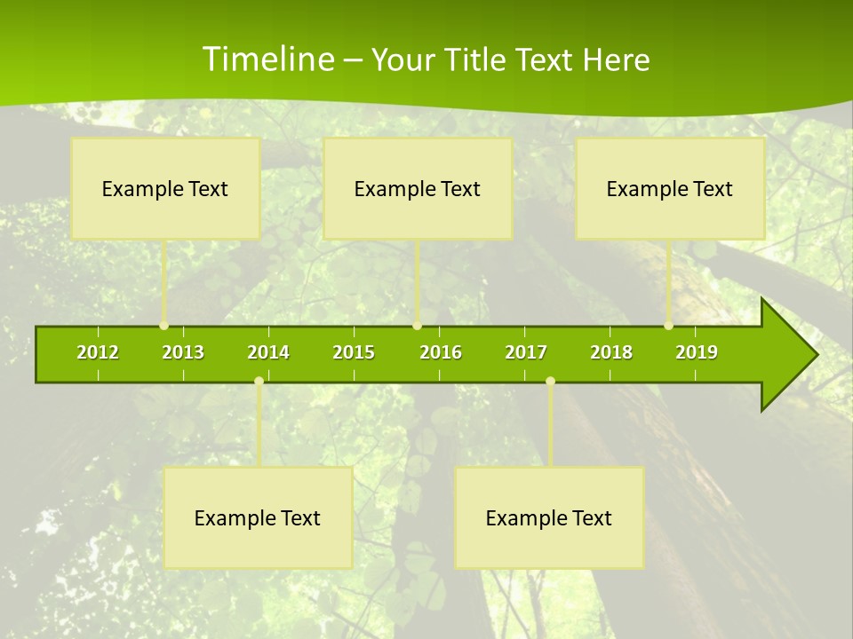 A Green Forest Powerpoint Presentation Template PowerPoint Template