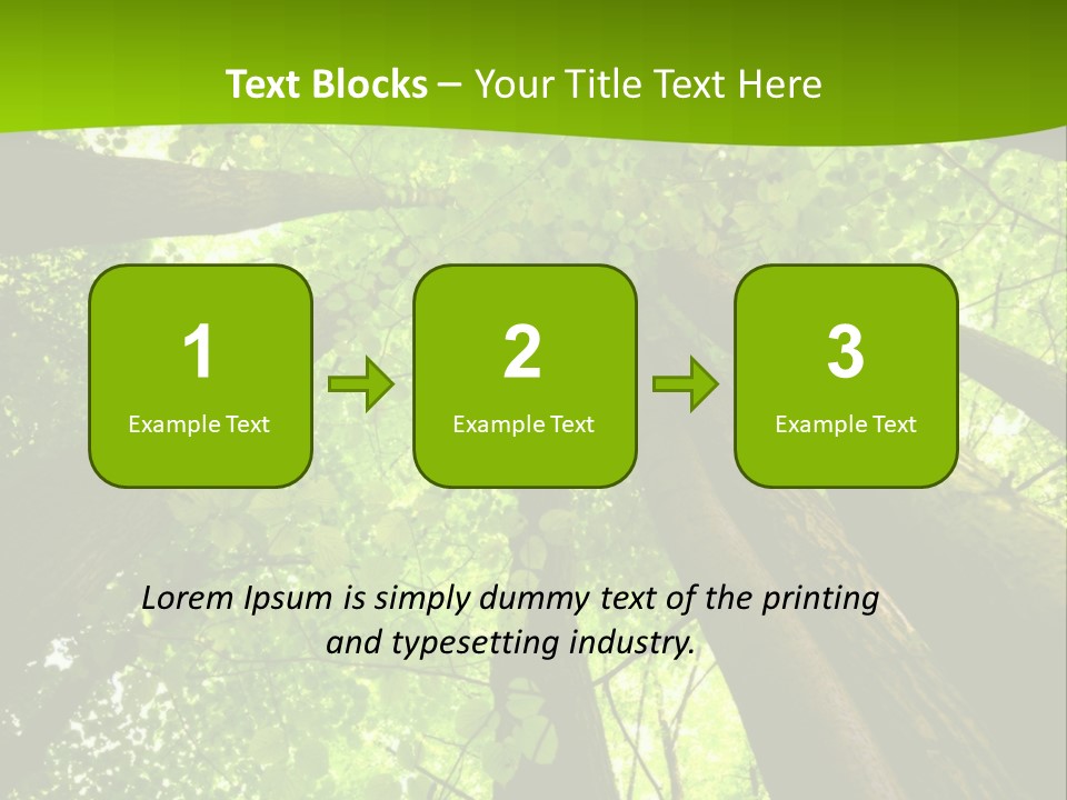 A Green Forest Powerpoint Presentation Template PowerPoint Template