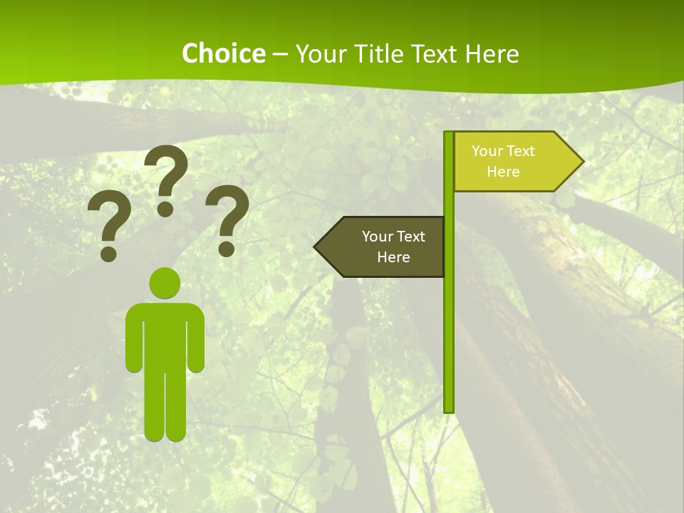 A Green Forest Powerpoint Presentation Template PowerPoint Template
