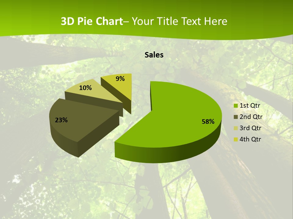 A Green Forest Powerpoint Presentation Template PowerPoint Template