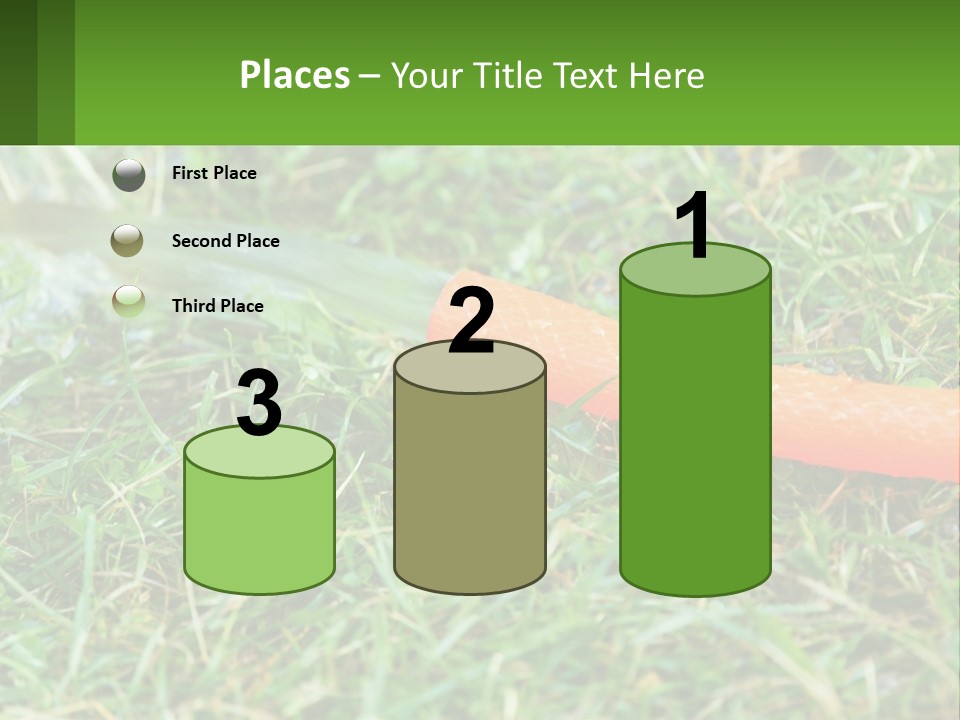 A Carrot Laying On The Ground With A Hose Attached To It PowerPoint Template