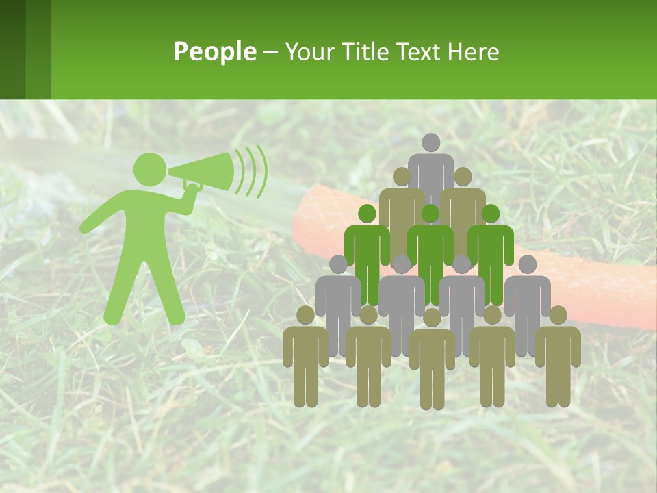 A Carrot Laying On The Ground With A Hose Attached To It PowerPoint Template