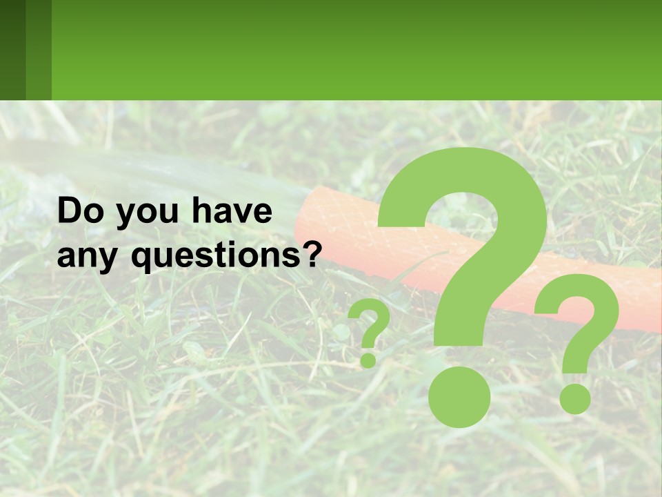 A Carrot Laying On The Ground With A Hose Attached To It PowerPoint Template