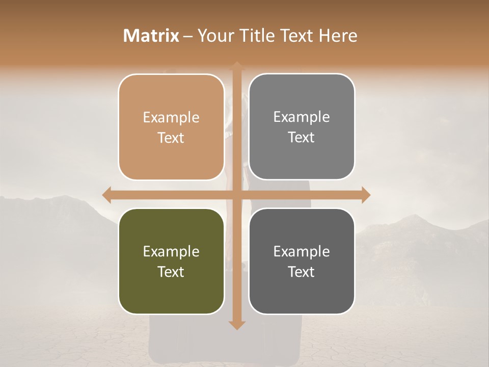 A Woman Holding A Briefcase With A Golden Key On Top Of It PowerPoint Template