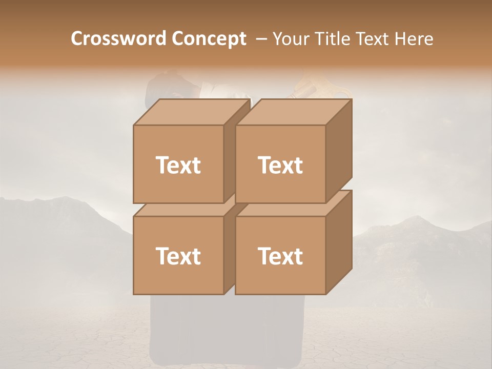 A Woman Holding A Briefcase With A Golden Key On Top Of It PowerPoint Template