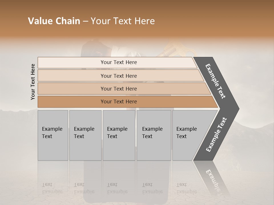 A Woman Holding A Briefcase With A Golden Key On Top Of It PowerPoint Template