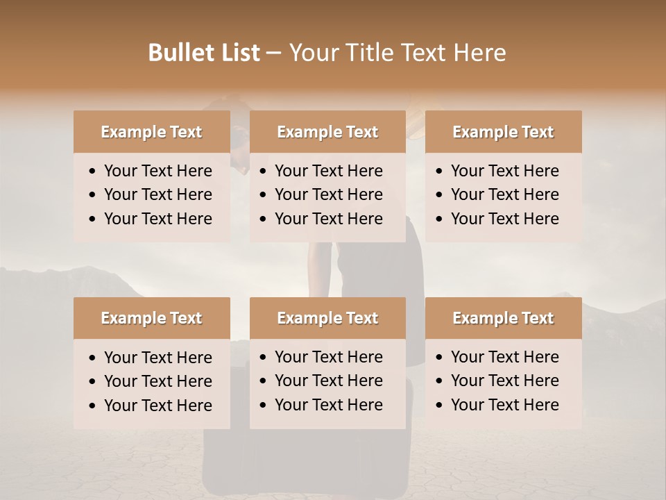 A Woman Holding A Briefcase With A Golden Key On Top Of It PowerPoint Template