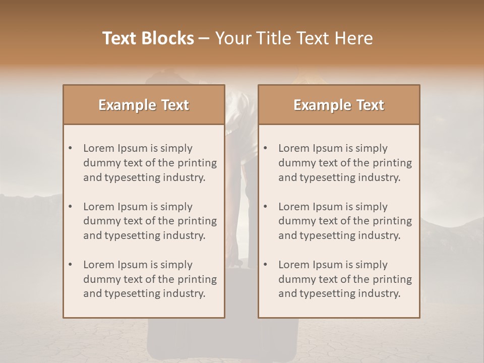 A Woman Holding A Briefcase With A Golden Key On Top Of It PowerPoint Template