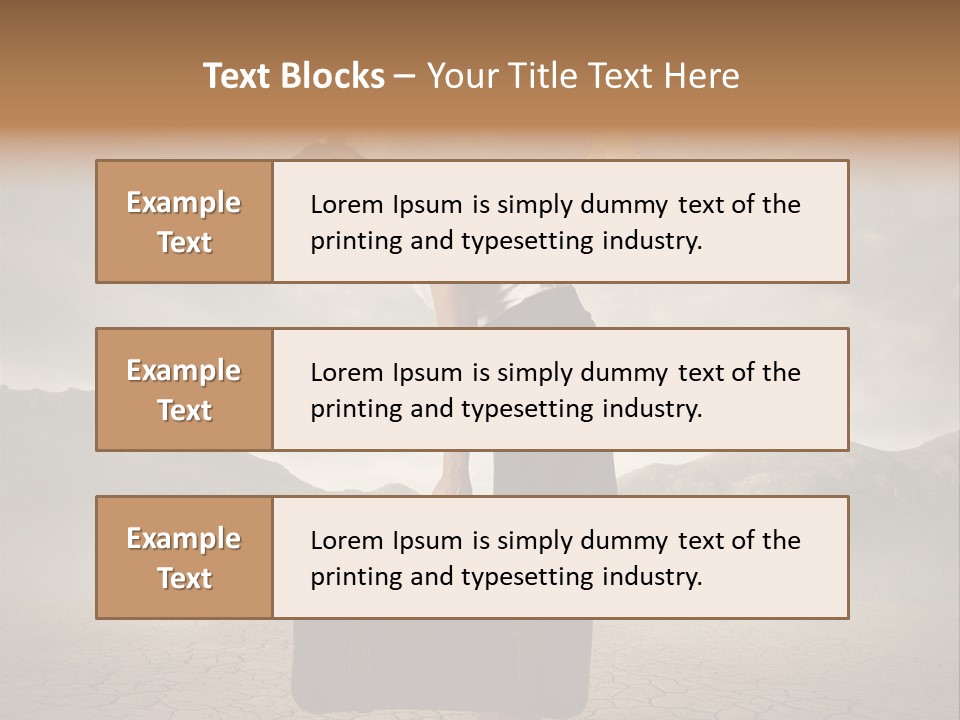 A Woman Holding A Briefcase With A Golden Key On Top Of It PowerPoint Template
