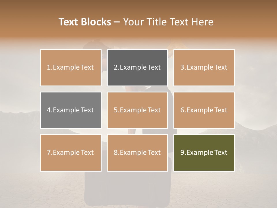 A Woman Holding A Briefcase With A Golden Key On Top Of It PowerPoint Template