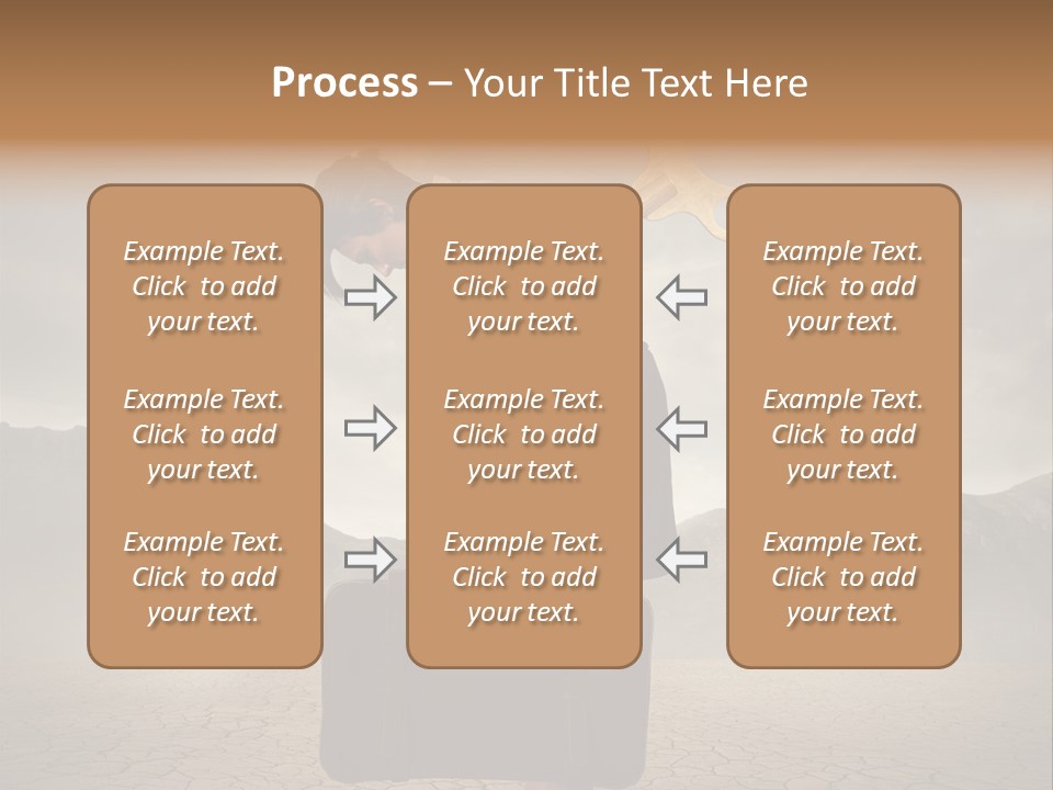 A Woman Holding A Briefcase With A Golden Key On Top Of It PowerPoint Template