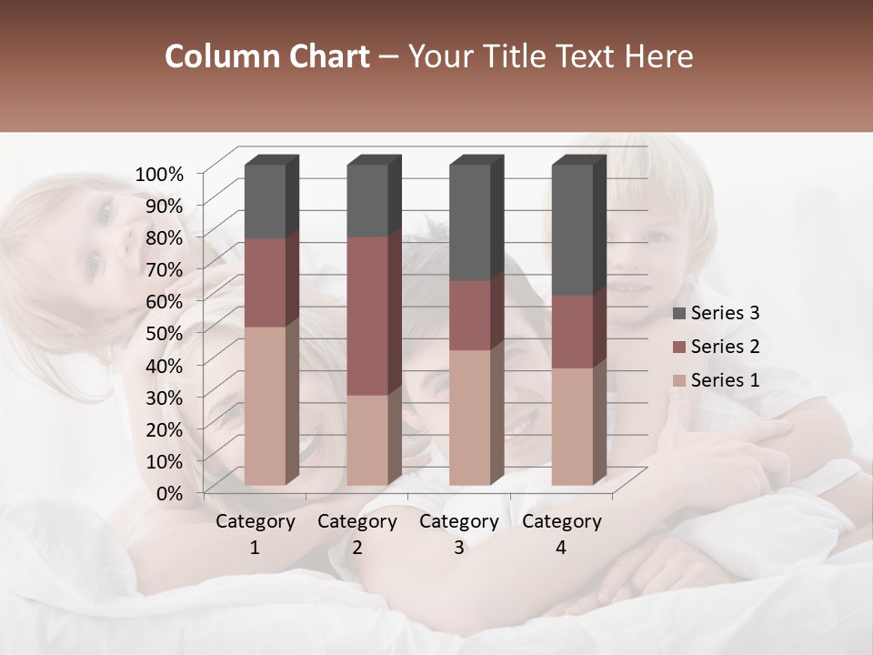 A Group Of People Laying On Top Of A Bed PowerPoint Template