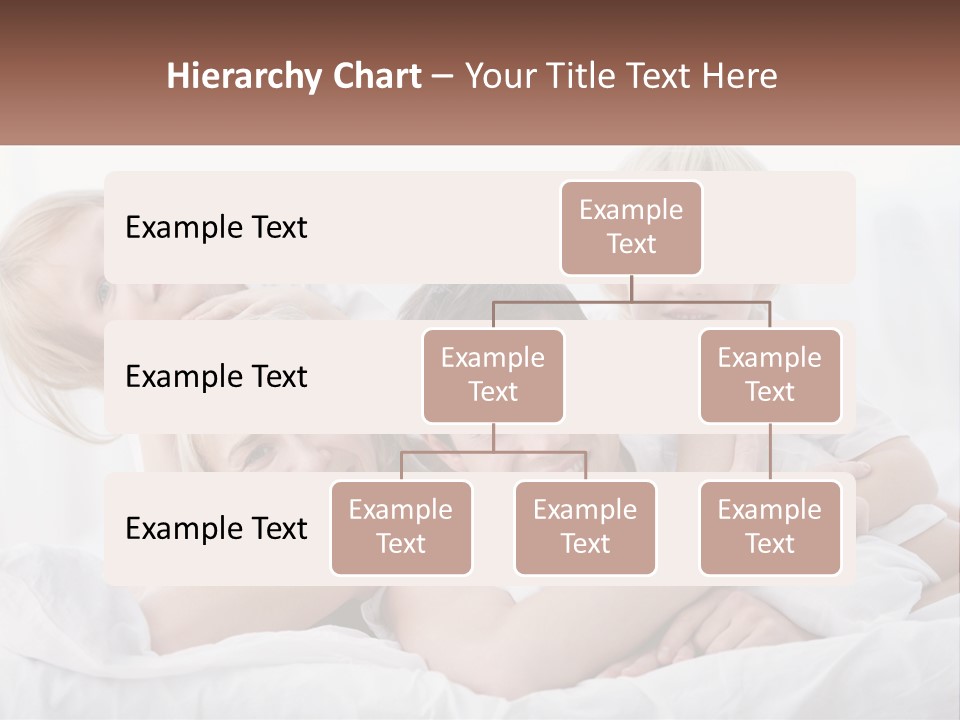 A Group Of People Laying On Top Of A Bed PowerPoint Template