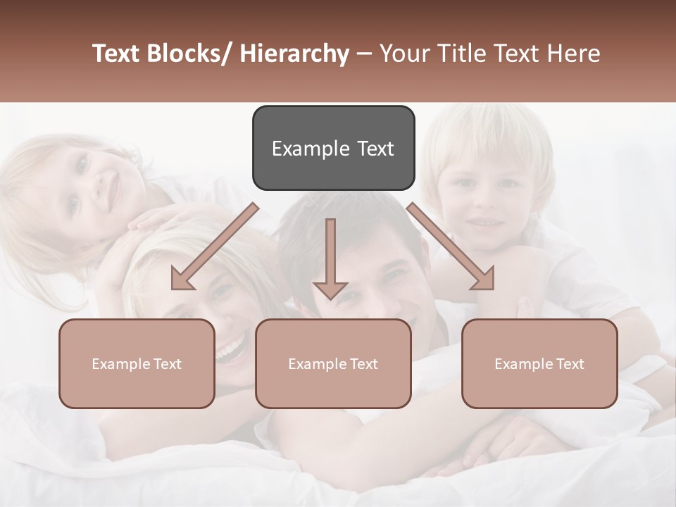 A Group Of People Laying On Top Of A Bed PowerPoint Template