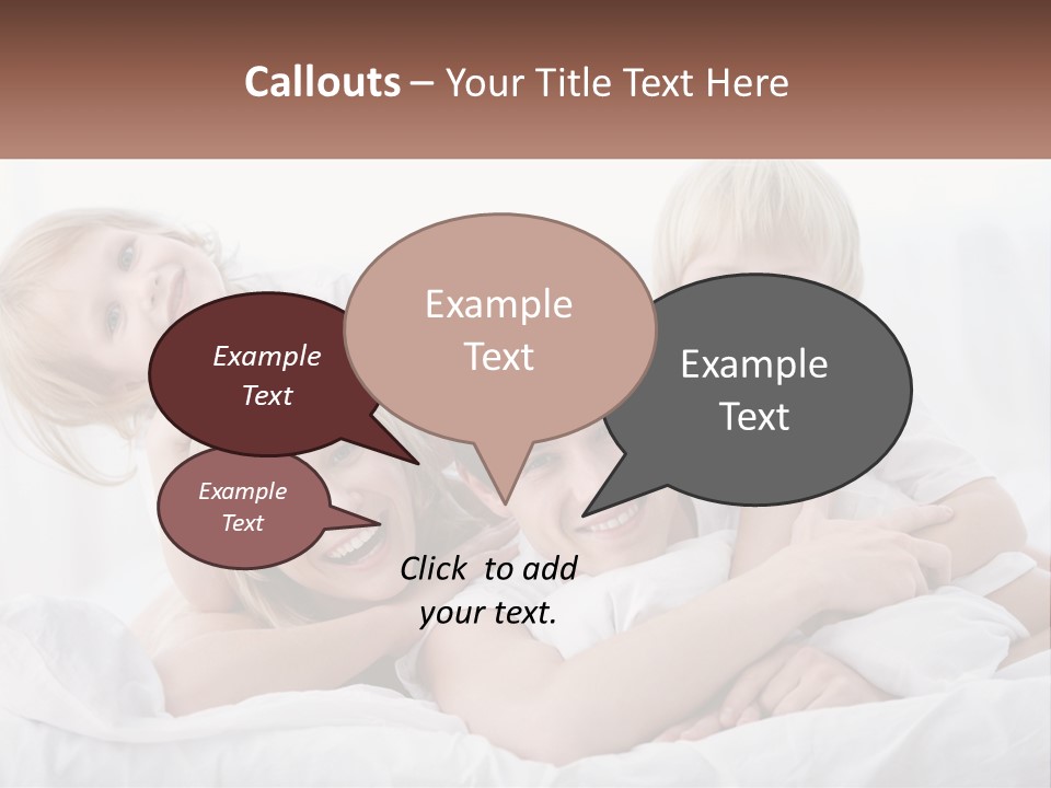 A Group Of People Laying On Top Of A Bed PowerPoint Template