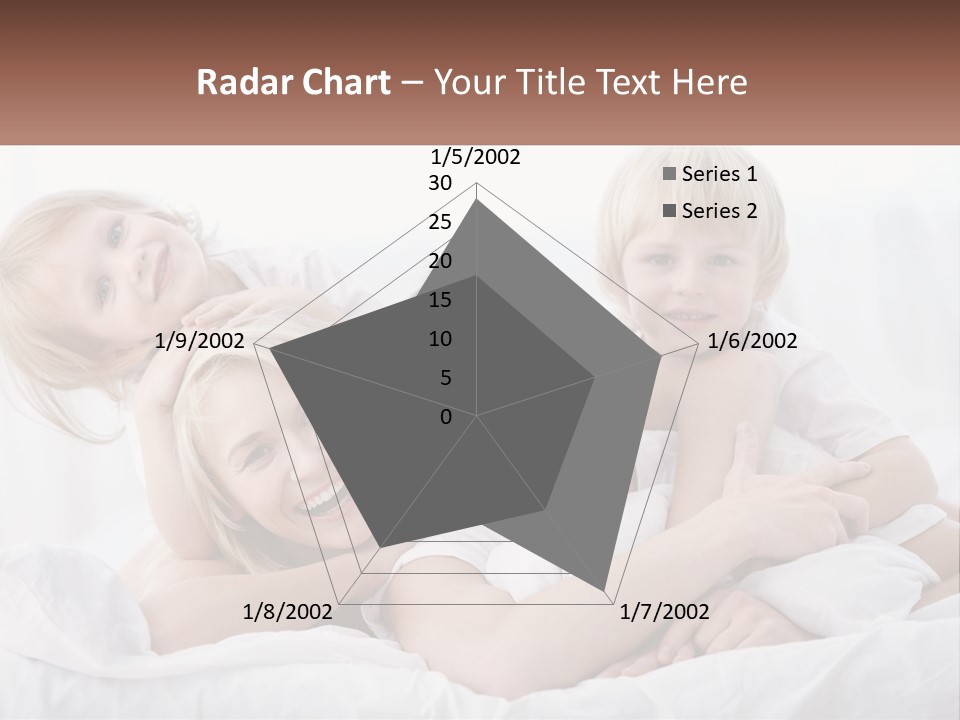 A Group Of People Laying On Top Of A Bed PowerPoint Template