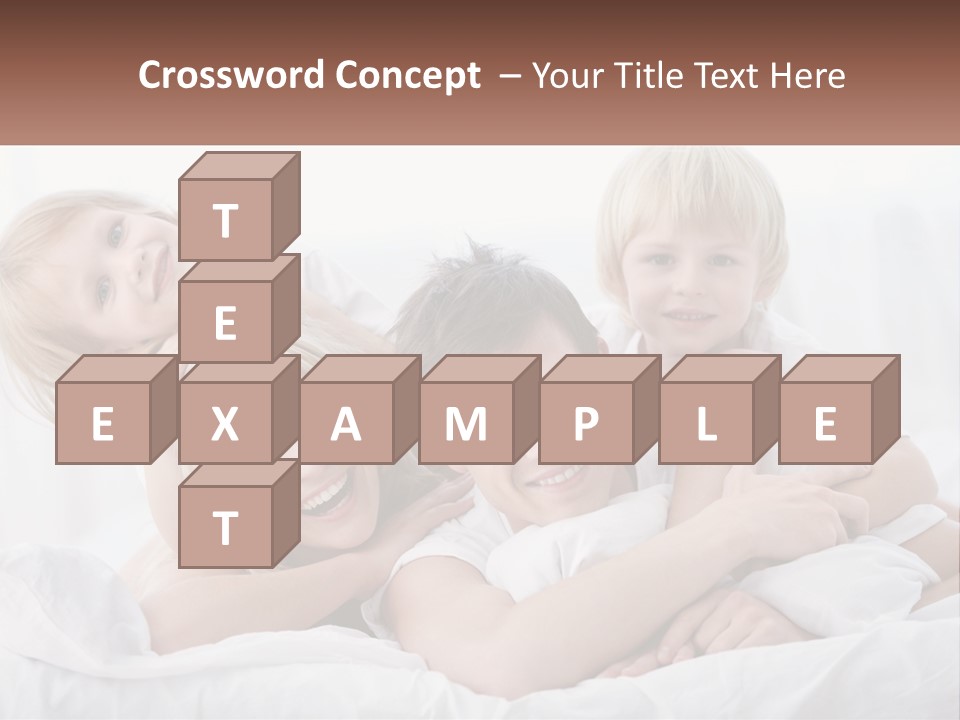 A Group Of People Laying On Top Of A Bed PowerPoint Template