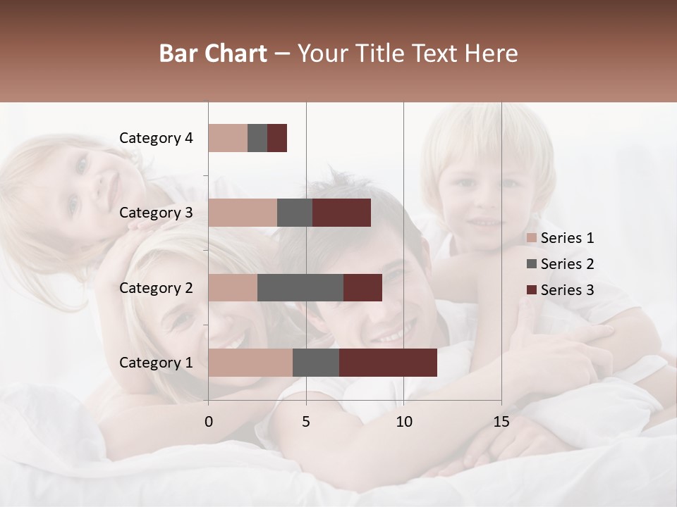A Group Of People Laying On Top Of A Bed PowerPoint Template