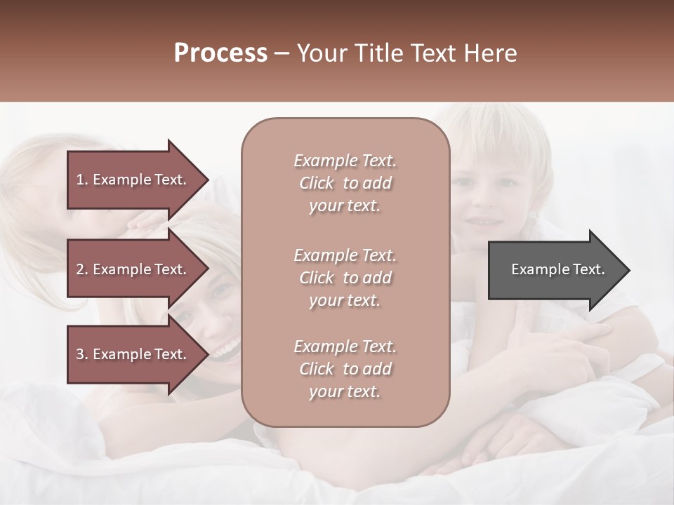 A Group Of People Laying On Top Of A Bed PowerPoint Template