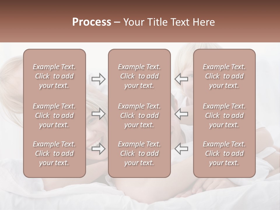 A Group Of People Laying On Top Of A Bed PowerPoint Template