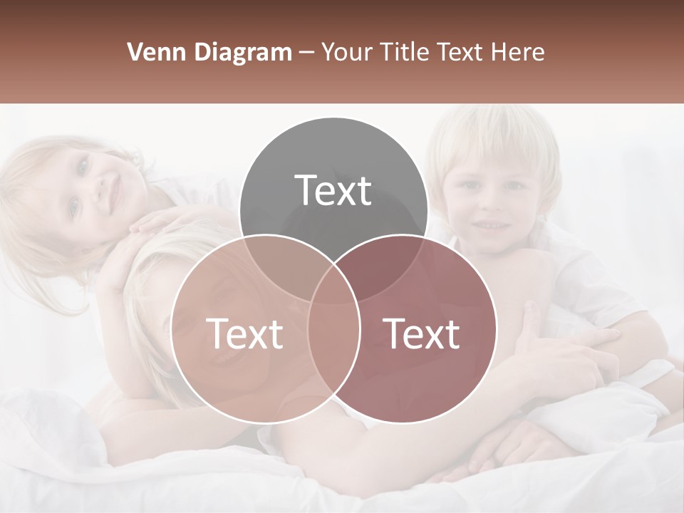A Group Of People Laying On Top Of A Bed PowerPoint Template