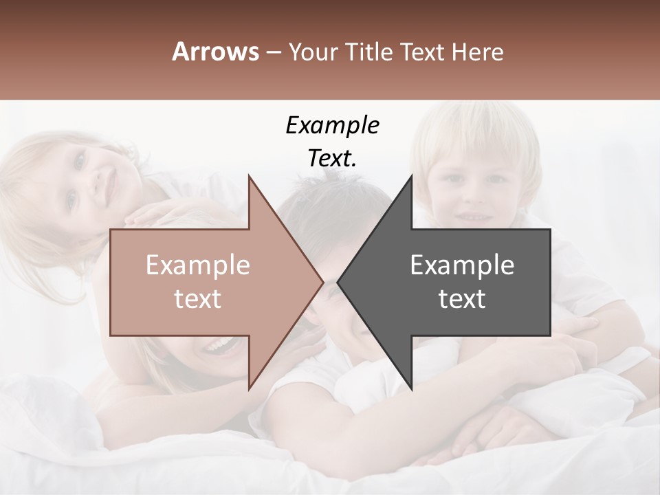 A Group Of People Laying On Top Of A Bed PowerPoint Template