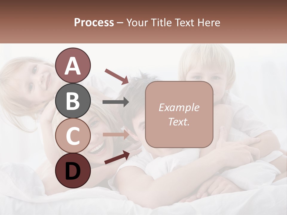 A Group Of People Laying On Top Of A Bed PowerPoint Template