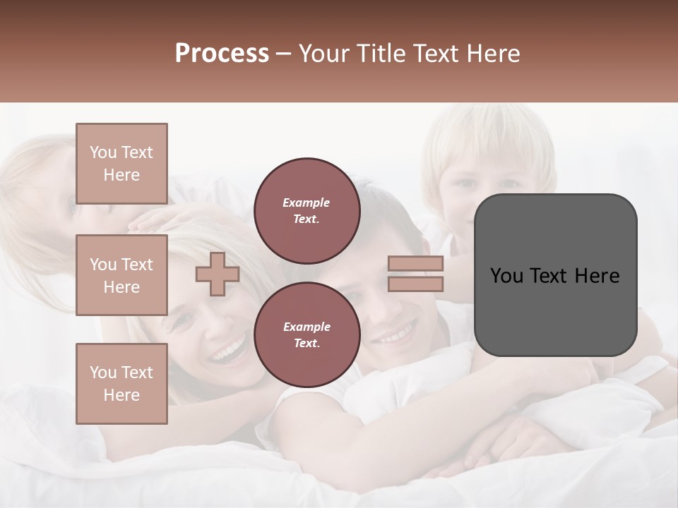 A Group Of People Laying On Top Of A Bed PowerPoint Template