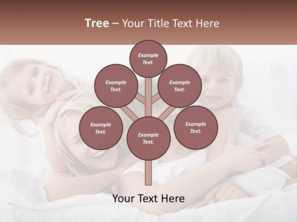 A Group Of People Laying On Top Of A Bed PowerPoint Template