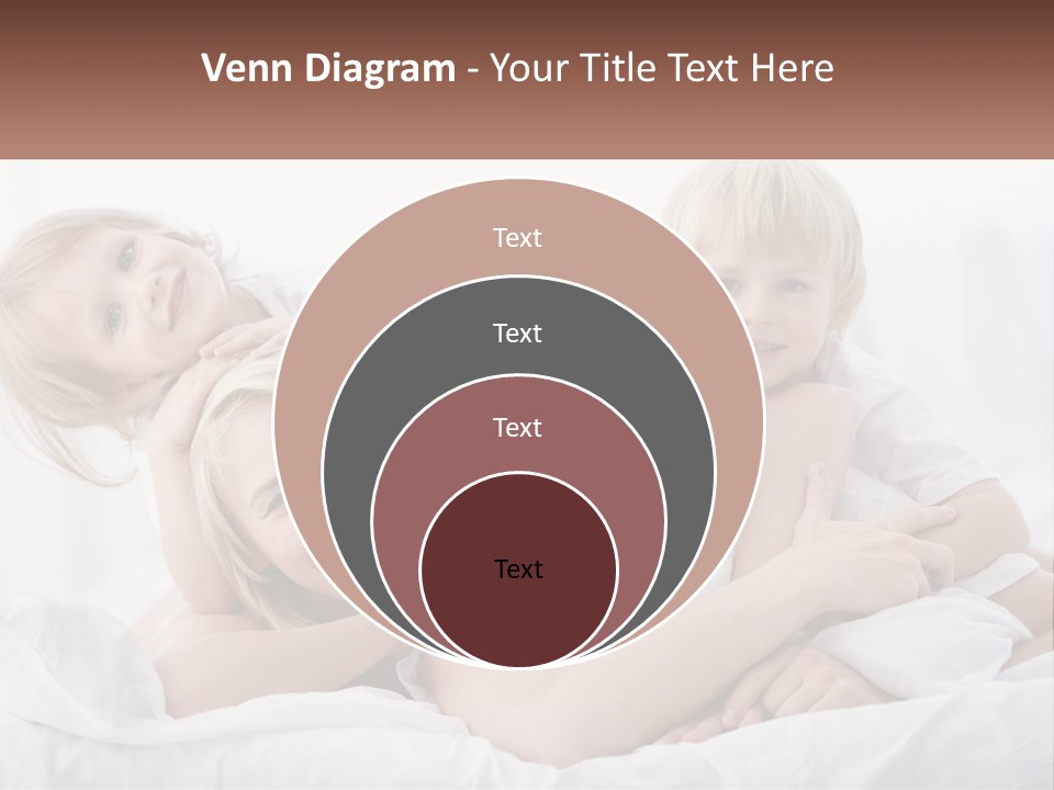 A Group Of People Laying On Top Of A Bed PowerPoint Template