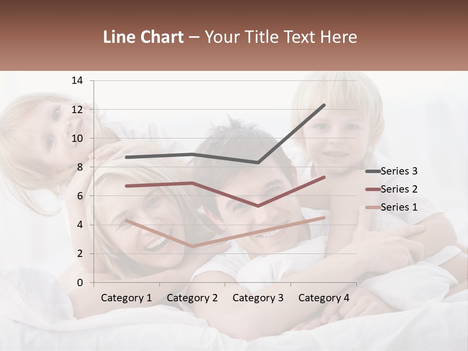 A Group Of People Laying On Top Of A Bed PowerPoint Template