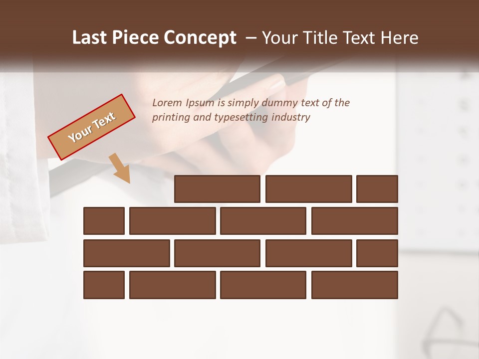 A Person Writing On A Piece Of Paper With A Pen PowerPoint Template