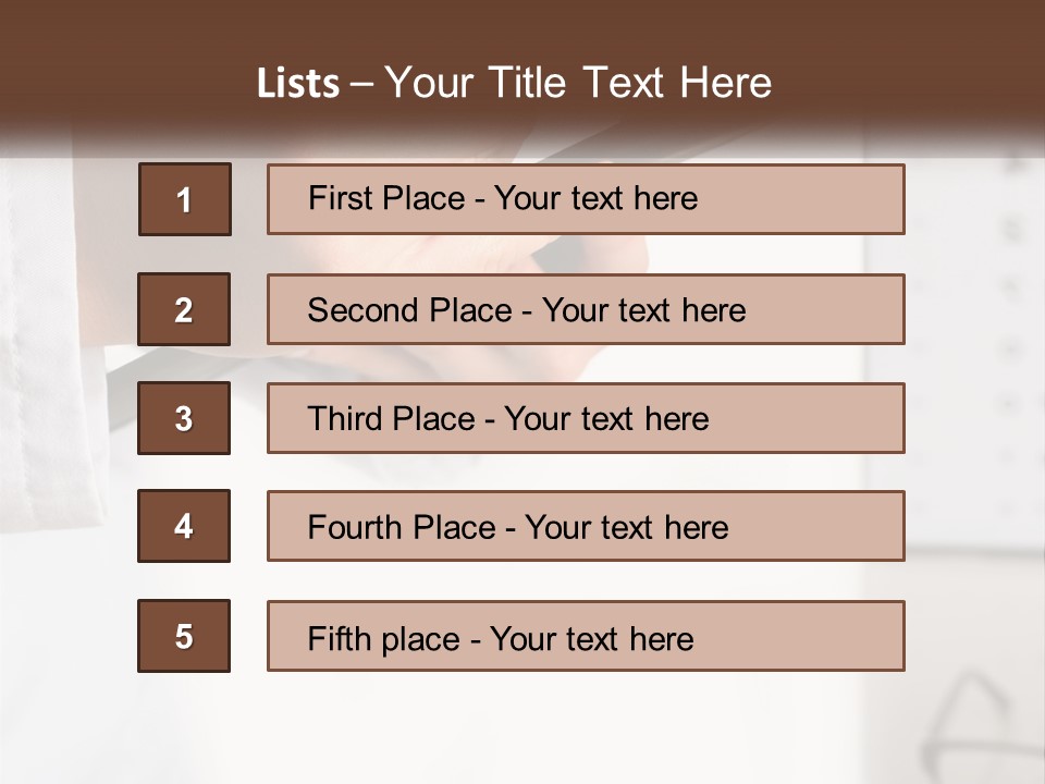 A Person Writing On A Piece Of Paper With A Pen PowerPoint Template