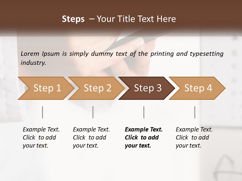 A Person Writing On A Piece Of Paper With A Pen PowerPoint Template