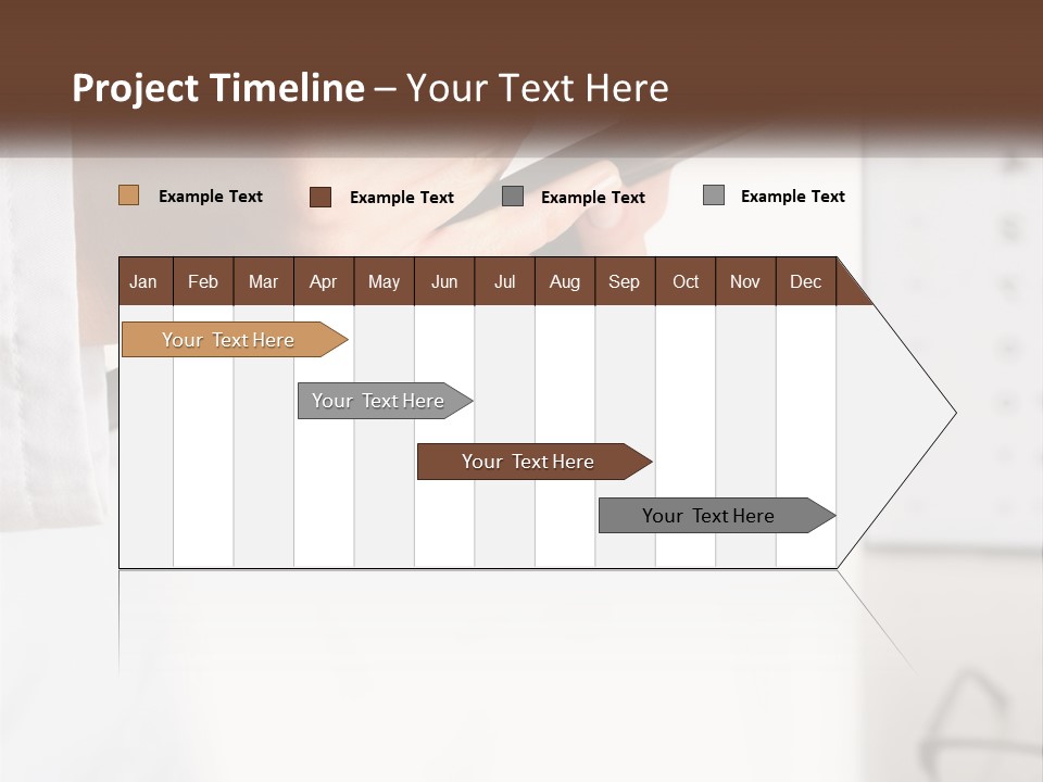 A Person Writing On A Piece Of Paper With A Pen PowerPoint Template