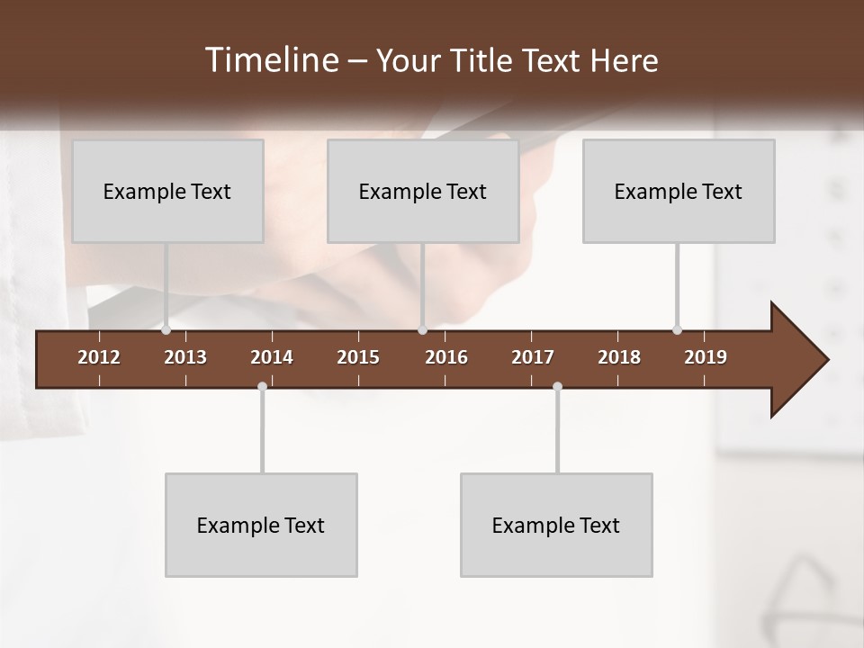 A Person Writing On A Piece Of Paper With A Pen PowerPoint Template