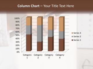 A Person Writing On A Piece Of Paper With A Pen PowerPoint Template