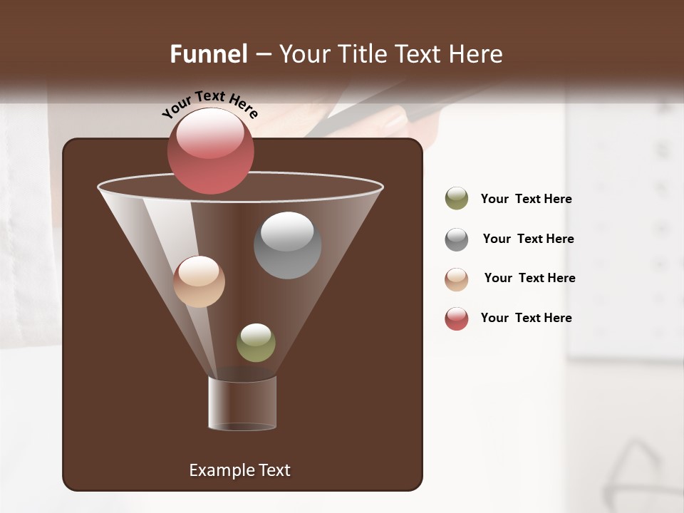 A Person Writing On A Piece Of Paper With A Pen PowerPoint Template