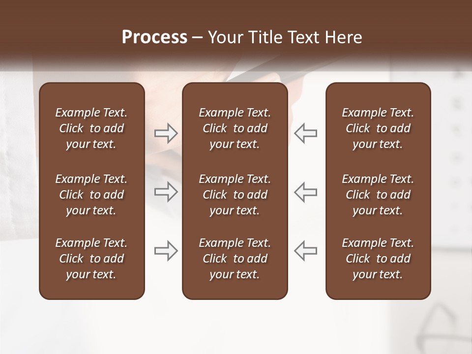 A Person Writing On A Piece Of Paper With A Pen PowerPoint Template