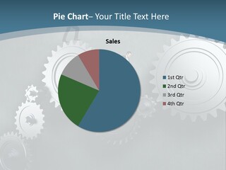 A Group Of People Standing On Top Of Gears PowerPoint Template