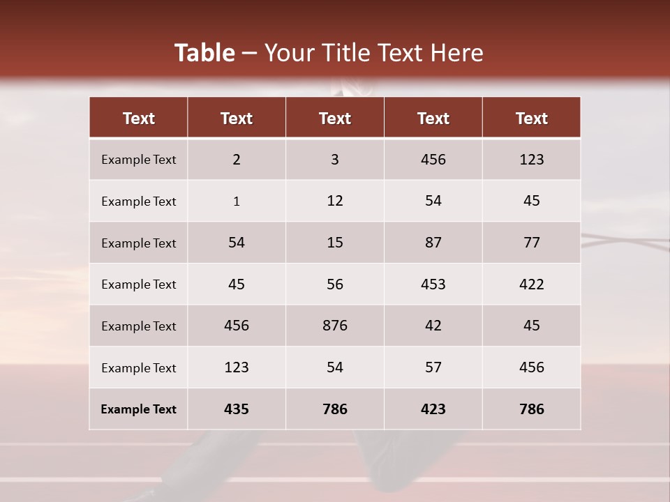 A Man Jumping In The Air With A Red Ribbon PowerPoint Template