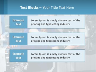 A Man Working On A Machine In A Factory PowerPoint Template