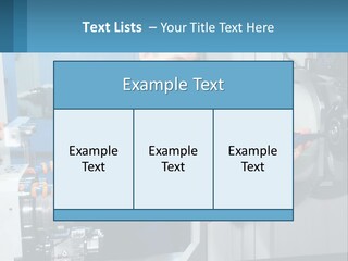 A Man Working On A Machine In A Factory PowerPoint Template