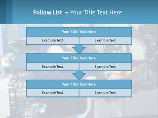 A Man Working On A Machine In A Factory PowerPoint Template