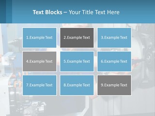 A Man Working On A Machine In A Factory PowerPoint Template
