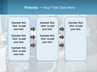 A Man Working On A Machine In A Factory PowerPoint Template