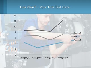 A Man Working On A Machine In A Factory PowerPoint Template