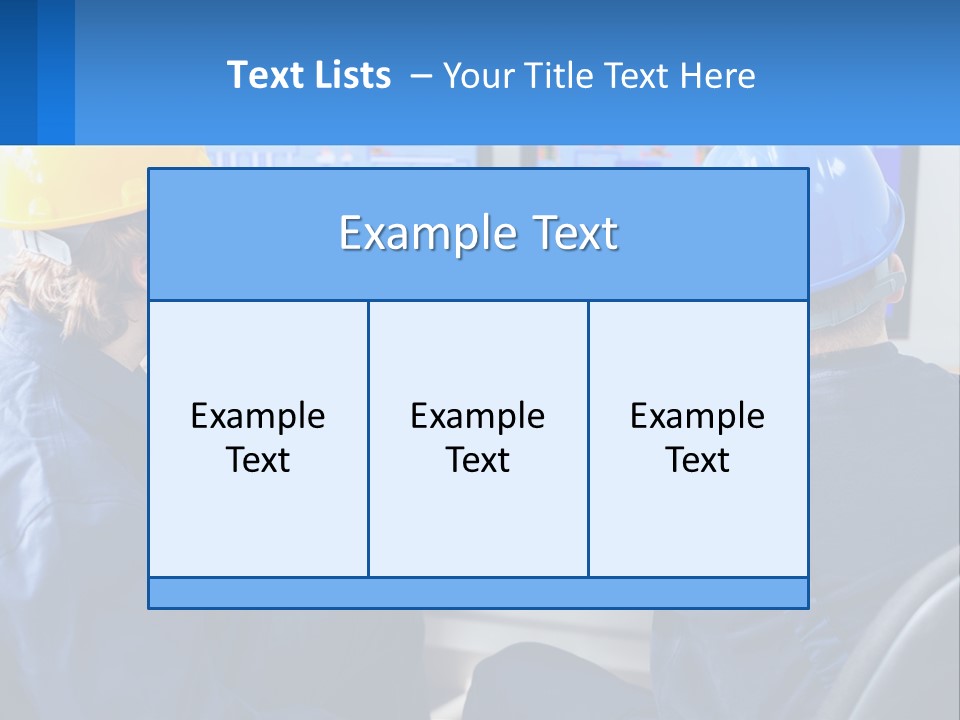 A Man In A Hard Hat Is Working On A Computer PowerPoint Template