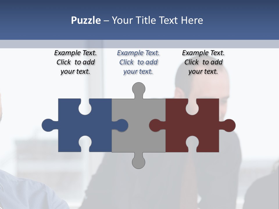 A Group Of People Sitting Around A Table PowerPoint Template